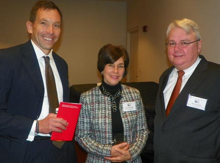 Brad Whitehead, President, Fund for Our Economic Future, Joyce Barnathan, President, International Center for Journalists and Dennis Scholl, VP/Arts, The John S. and James L. Knight Foundation