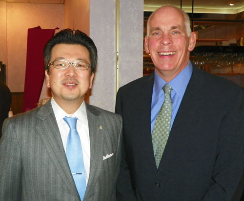 Dr. Hiroyuki Fujita and Larry Miller