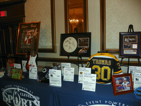 Cleveland Sports Awards auction items