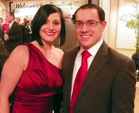 Dominique Moceanu and husband Mike Canales