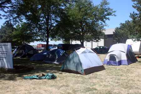 Tent City at Cleveland GiveCamp