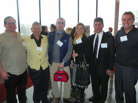 JCU sports group - Hal Daugherty, Doc Daugherty, David Pfundstein, Jane Evans, Regis Siofe and Mike Moran