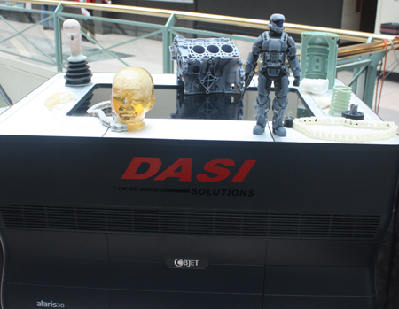 3-D prototypes from DASI Objet 3D printer