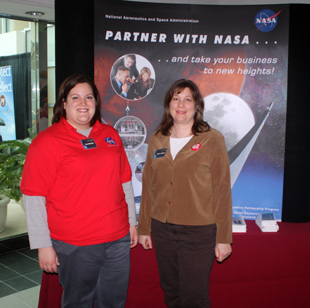 Amy Hiltabidel and Denice Phillips from NASA