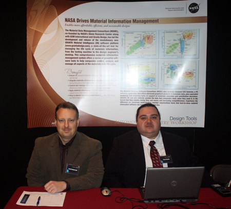 Brett Bednarcyl, Ph.D. and Evan Pineda from NASA's Glenn Research Center