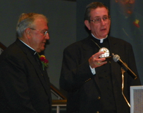 Bishop Roger Gries and Bishop Richard Lennon