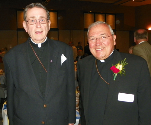 Bishop Richard Lennon and Bishop Roger Gries