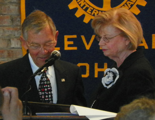 Sen George Voinovich and Ingrida Bublys