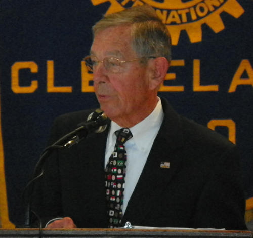 Sen George Voinovich at Rotary Club of Cleveland