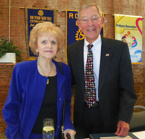 Irene Morrow and Sen George Voinovich 