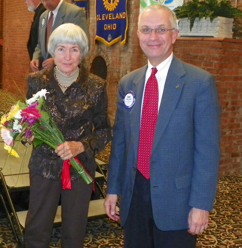 Janet Voinovich and Mark Wipper