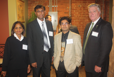 Rita Patel, Deb Roy, Bharat Kumar and Thomas Gallagher