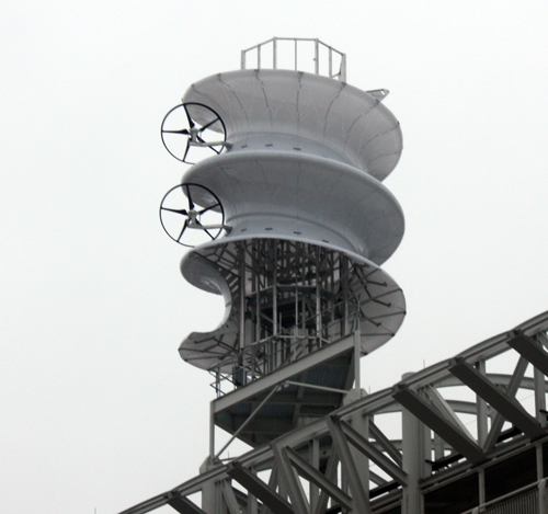 Cleveland Indians wind turbine