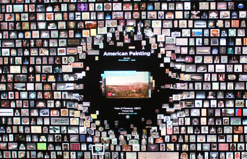 the Collection Wall in Gallery One at Cleveland Museum of Art