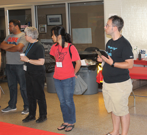 Cleveland GiveCamp 2014 stand up meeting