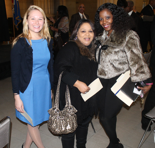 Catherine Carulas, Donna Jackson Gray and Chief Valarie McCall