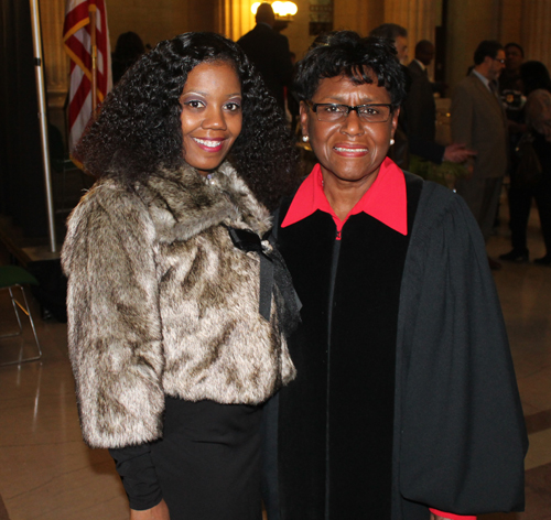 Chief Valarie McCall and Judge Patricia Ann Blackmon