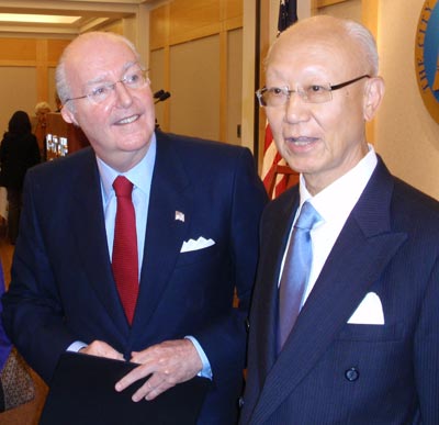 Ambassador Clark Randt and Anthony Yen