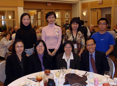 Guests at Margaret W. Wong's table