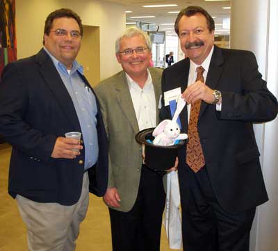 Mark Geyman of OhioBiz, Jack Solpa of OneDomino and Jan Limpach of KeyPhrase Marketing