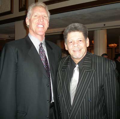 NBA Hall of Fame basketball player Bill Walton with Cleveland Cavalier Bingo Smith