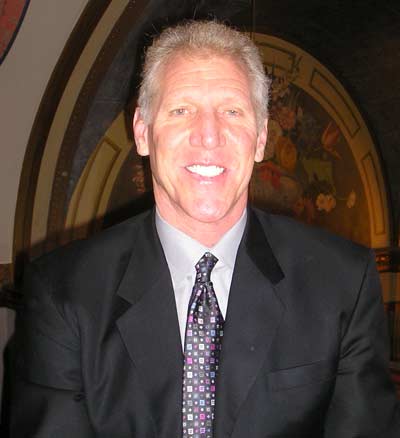 NBA Hall of Fame basketball player Bill Walton