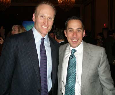 Indians GM Mark Shapiro and GCSC's David Gilbert