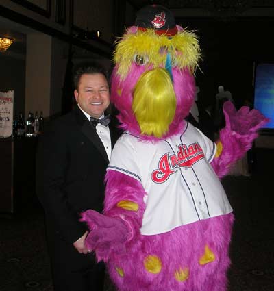 Cleveland Indians mascot Slider