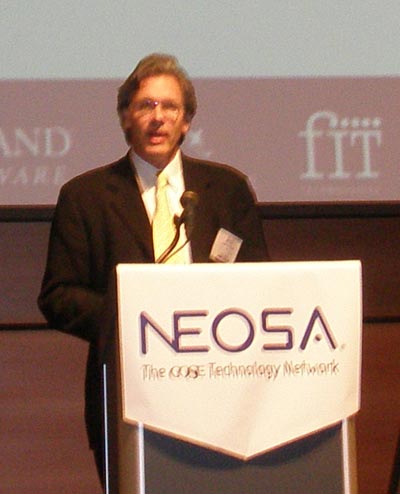 Robert X Cringely at NEOSA Best of Tech Awards 2008