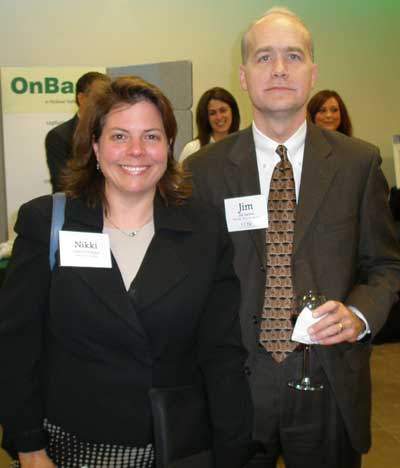 Nikki DiFilippo of the ViaVera Group and Jim Sacker of Skoda Minotti