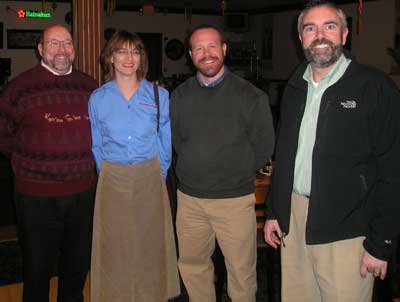 Gary Baney and Heidi Hooper of Boundless Flight with Kevin Latchford and John Hill of Aztek