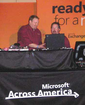 Matt Hester in Microsoft Across America tour in Cleveland