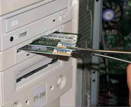 Credit Card in PC drive
