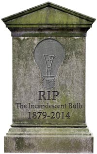 RIP incandescent lightbulb