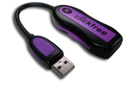 Clickfree transformer